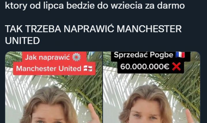 Tiktoker zdradza, JAK NAPRAWIĆ Manchester United! :D